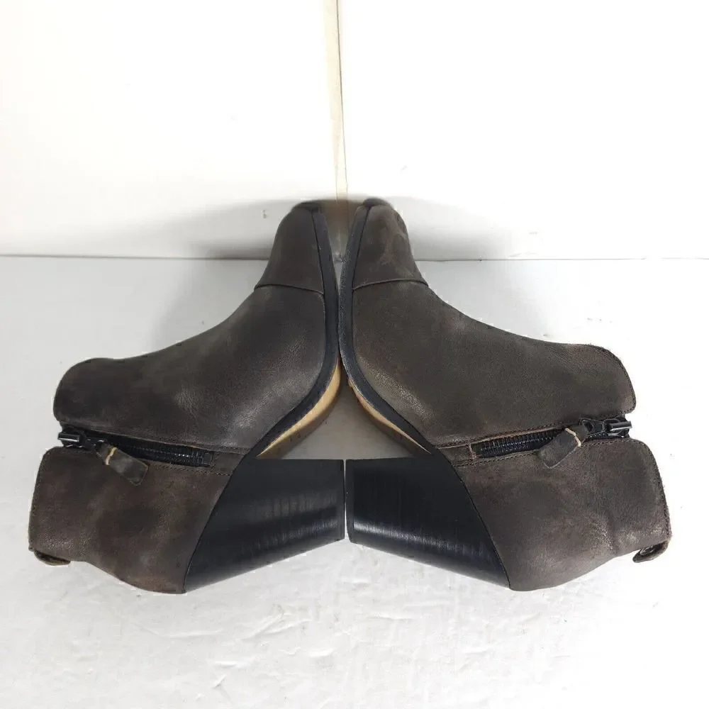 RAG & BONE Women's Margot US 5,5-6 EU 36,5 Brown Leather Ankle Booties Boots